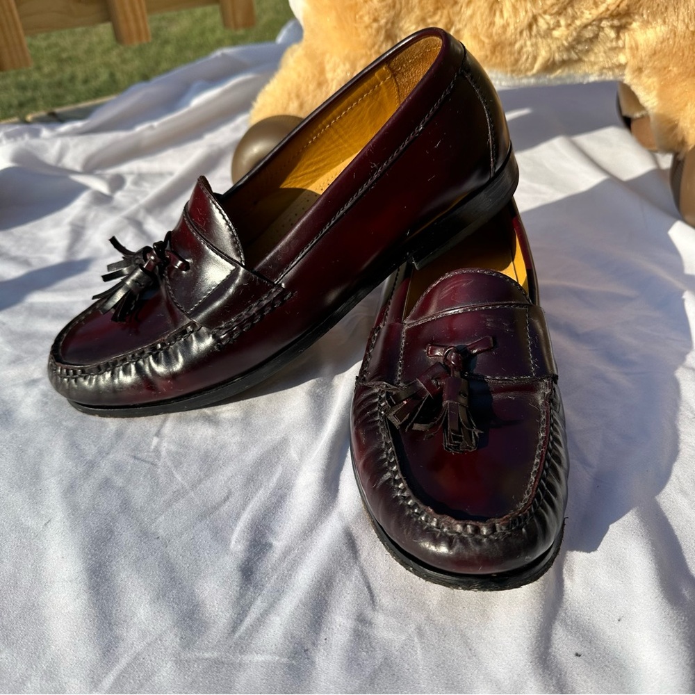 Cole Haan Brown Leather Loafers Slip-On Style